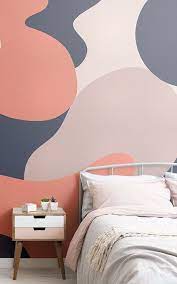 There are so many trendy bedroom accent wall design ideas to consider if you're looking for an it's a modern design that fits nearly any décor style. Wadsworth Abstract Camo Wallpaper Mural Hovia Uk Mural Wallpaper Bedroom Wallpaper Murals Bedroom Murals