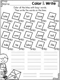 Long Vowels Worksheets Kindergarten Long Vowel Worksheets And Activities Cvce Words Bundle In 2020 Vowel Worksheets Phonics Worksheets Long Vowel Worksheets