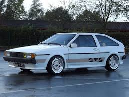 Vw Scirocco Ii Type 53b With Gts Decals The Gts Was One Of The First Action Models But This One Has The Body Kit And Rear Spoiler That Voiture Moto Camion