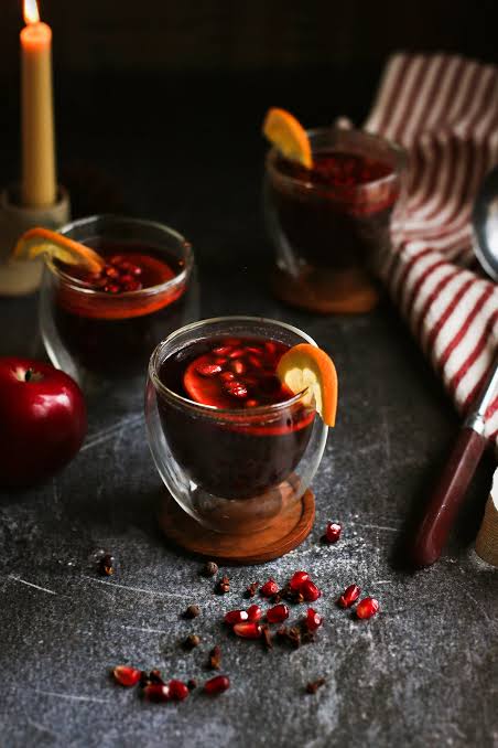 Hot Spiced Apple Cider (with Pomegranate) | Good Life Eats®