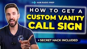 Vanity Call Sign For Ham Radio