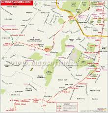 Gurugram Gurgaon Metro Map
