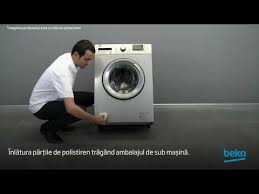 In catalogul nostru online gasesti masina de spalat rufe la oferta speciala in chisinau. Cum Inlatur Ambalajul Masinii De Spalat Rufe Beko 2020 Ro Youtube