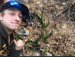 Harvey came across a surprise find during our morning crawl this morning