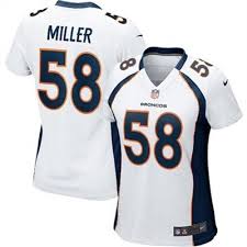 Beim abrufen der übersetzung ist ein problem aufgetreten. Nike Women S Denver Broncos Von Miller Game White Jersey Denver Broncos Nfl Denver