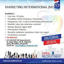 Pendidikan minimal d3 dengan ipk minimal 3.00. Lowongan Ics Group Lowongan Kerja Banyuwangi Facebook