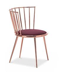 Amazing Chair With Copper Finishing By Cantori Italy Gold Dining Chairs Copper Furniture Dining Chair Cushions