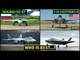 F 35 Vs Su 57 Comparison In Hindi Us F 35 Vs Russian Su 57 Military Comparison Indian Defence News Youtube