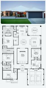 37 Bedroom Home With Study Nook And Triple Car Garage 16 Bedroom House Plans Family House Plans Dream House Plans