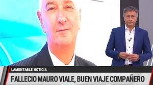 El periodista de 73 años mauro viale murió este domingo en el sanatorio de los arcos tras haber sido según trascendió, mauro murió de un paro cardíaco hace unas horas. Rklnrjjskj Ckm