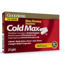 Goodsense Cold Multi Symptom Severe Cool Ice Caplets 24 Count