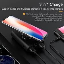 Usams 5v 2a 2 Usb Ports 8000mah Qi Wireless Charger 5w Pad Power Bank Built In Wireless Charging Universal Power Bank Wireless Charger Powerbank Wireless