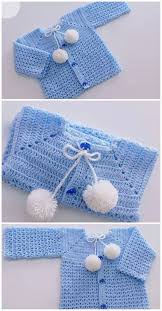 Crochet Easy Baby Sweater Cardigan Crochet Ideas Crochetbabycardigan Crochet Easy Baby Sweate Crochet Baby Sweaters Crochet Baby Clothes Crochet Baby Jacket