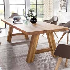 Esstisch Blooming Aus Eiche Massivholz Geolt Esstisch Holz Esszimmertisch Rustikaler Esstisch