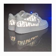Black Air Force 1s Memes Herren Custom 3m Dior Air Force 1 Reflektierende Etsy Air Force Custom Air Force 1 Nike Air