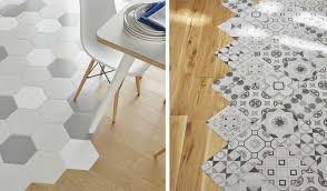 tendance comment mixer parquet et carrelage dans une meme piece carrelage idee carrelage parquet cuisine