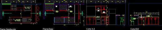 Cooktops, dishes, microwaves, kitchen hoods and other dwg. Kitchen Cabinets In Autocad Download Cad Free 808 19 Kb Bibliocad