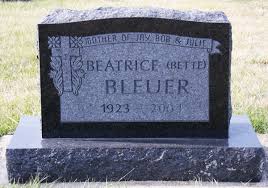 Beatrice Elizabeth “Bette” Mertz Bleuer (1923-2004)