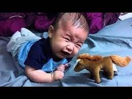 Funniest Babies Scared And Startled Of Toys Compilation Adorable Baby Videos Youtube Funny Baby Faces Funny Babies Funny Kids