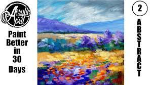How To Paint Abstract Acrylics For