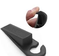 Premium Rubber Hook Type Door Stoppers for Bottom Door Wedge Anti-Slip  Heavy Duty Non-Scratching Doorstops for Wood Floors