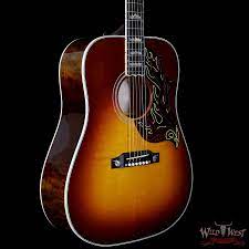 2018 Gibson Custom Shop Wildfirebird Hummingbird Quilt Maple Side Back Flame Maple Neck Wildfire Burst Gibson Custom Shop Guitar Guitar Cord