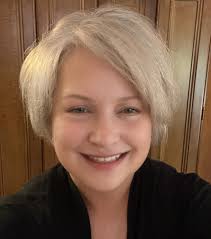 This is me. Last week, we cut all the dye out of my hair. It's short. It's  freeing, if I'm honest. ♥️ #healthylifestyle #joyfulnormal #over70