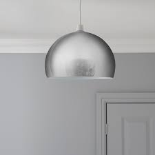 Easy 90 day returns · 90 day returns · 60,000+ products in stock B Q Horizon Silver Chrome Effect Domed Pendant Light Shade