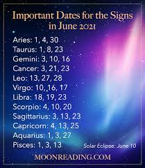 Hai hai readingan kali ini bertema #sagitarius #juni2021 #loveprediction #zodiak #horoskop sagitarius #kejelasan untukmusaya tidak offers personal reading. Important Dates For The Signs In June 2021 Lipstick Alley