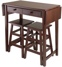 Kitchen islands drop leaf kitchen island table for 2020 concepts on foter kitchen island with two stools white the gray barn april cottage kitchen island with wooden drop leaf best small drop leaf kitchen island ecustomfinishes. Amazon Com Winsome Mercer Double Drop Leaf Table With 2 Stools Table Chair Sets