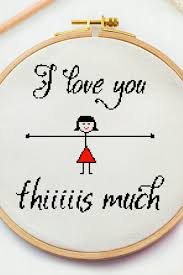 The beauty, intricacy, and delicacy of some counted cross. I Love You Cross Stitch Love Cross Stitch Sweet Cross Etsy In 2021 Cross Stitch Love Sweet Cross Stitch Simple Cross Stitch