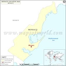 It is a member of the organisation internationale de la francophonie (oif). Where Is Monaco Location Of Monaco In Monaco Map