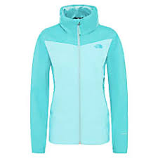 The North Face W Resolve Plus Jacket Mint Blue Ion Blue