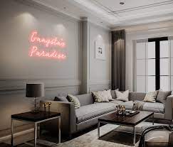 Gangsta S Paradise Led Neon Sign Gangsta S Paradise Interior Home