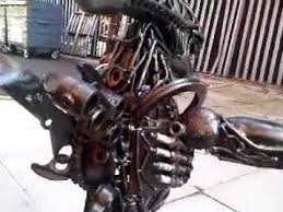 Alien Glass Coffee Table Metal Art Productions Scrap Parts Sculpture Youtube Bespoke automotive furniture & gifts.