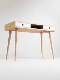 Desk For Home Dressing Table Bureau With White Drawers Oak Etsy Work Office Decor Home Desk Desk