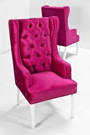 St Tropez Dining Wing Chair In Hot Pink Sangria Velvet Velvet Dining Chairs Leather Dining Room Chairs Fabric Dining Chairs