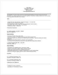 Senior Security Engineer Resume Resume Engineering Security Architecture