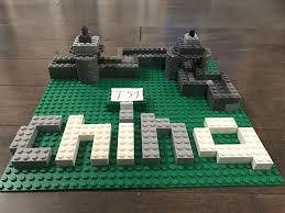 Great Wall Of China Legos Ancient China School Project China For Kids Educational Activities For Kids Projects For Kids