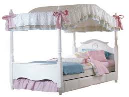 Also, with it available in full, queen and king size, it does. Carolina Furniture Cottage Twin Canopy Princess Bed In White