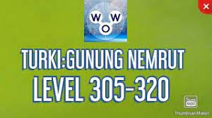 Kunci jawaban wow baca juga 11 game asah otak android terbaik 2021 Words Of Wonder Level 305 320 Turki Gunung Nemrut Youtube