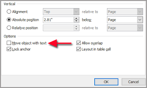 Where is the object anchor in . How To Lock Text Boxes In Microsoft Word Quora