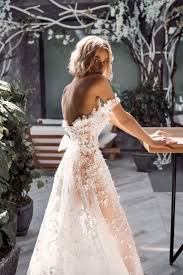 3d Lace Elegant Boho Ivory Wedding Dress Blush White Sleeves Train Embroidered Tulle Gown Wedding Dress Bohemian Corset Open Lace Transparen Wedding Dresses Blush Womens Wedding Dresses Gown Wedding Dress