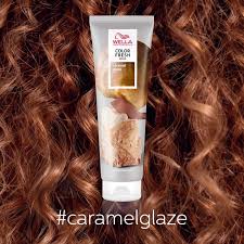 Color care whipped glaze contains temporary hair dyes which may discolor your hands. Wella Color Fresh Mask 150 Ml Caramel Glaze