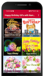 Happy Birthday Gifs With Name Maker Download Apk Free For Android Apktume Com You enter the greeting, or name and press the go button.