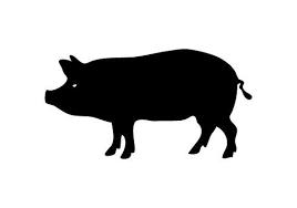 Silhouette Vector Blog Free Silhouette Illustration Pig Silhouette Silhouette Illustration Animal Silhouette