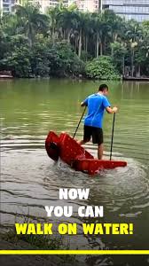 This Fun Water Sports Device Lets You Walk On Water Thesuperboo Cool Inventions Walk On Water Water Sports