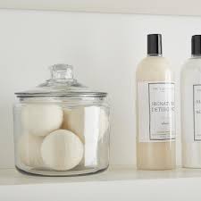 They have these jars are perfect for storing flour, sugar, or cereal on the countertop or in the pantry and for storing or showcasing craft or home decor items throughout the home. Anchor Hocking Glass Canisters With Glass Lids The Container Store