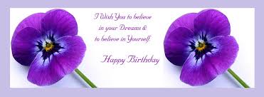 Wishing you a very happy birthday. Purple Happy Birthday Quotes Quotesgram
