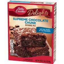 Shop for betty crocker™ delights supreme frosted brownie mix (19.1 oz) at baker's. Betty Crocker Supreme Chocolate Chunk Brownie Mix 18oz Target